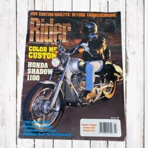 Rider Magazine February 1992- Honda Shadow 1100, Arlen Ness-Flair With Function